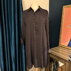 LOFT polka dot tunic